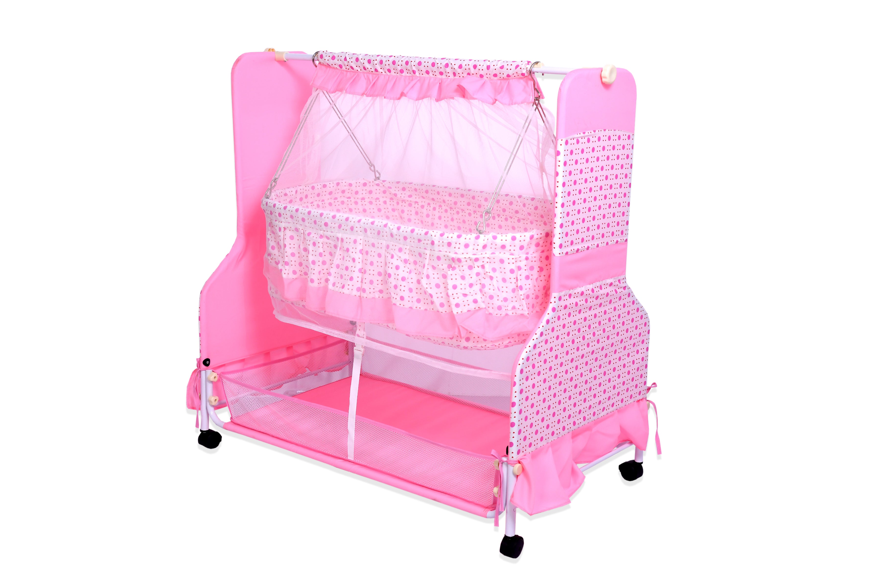 INFANTO Cocoon Baby Cradle | Palna | Jhula | Swing | Uyyala - DELUXE