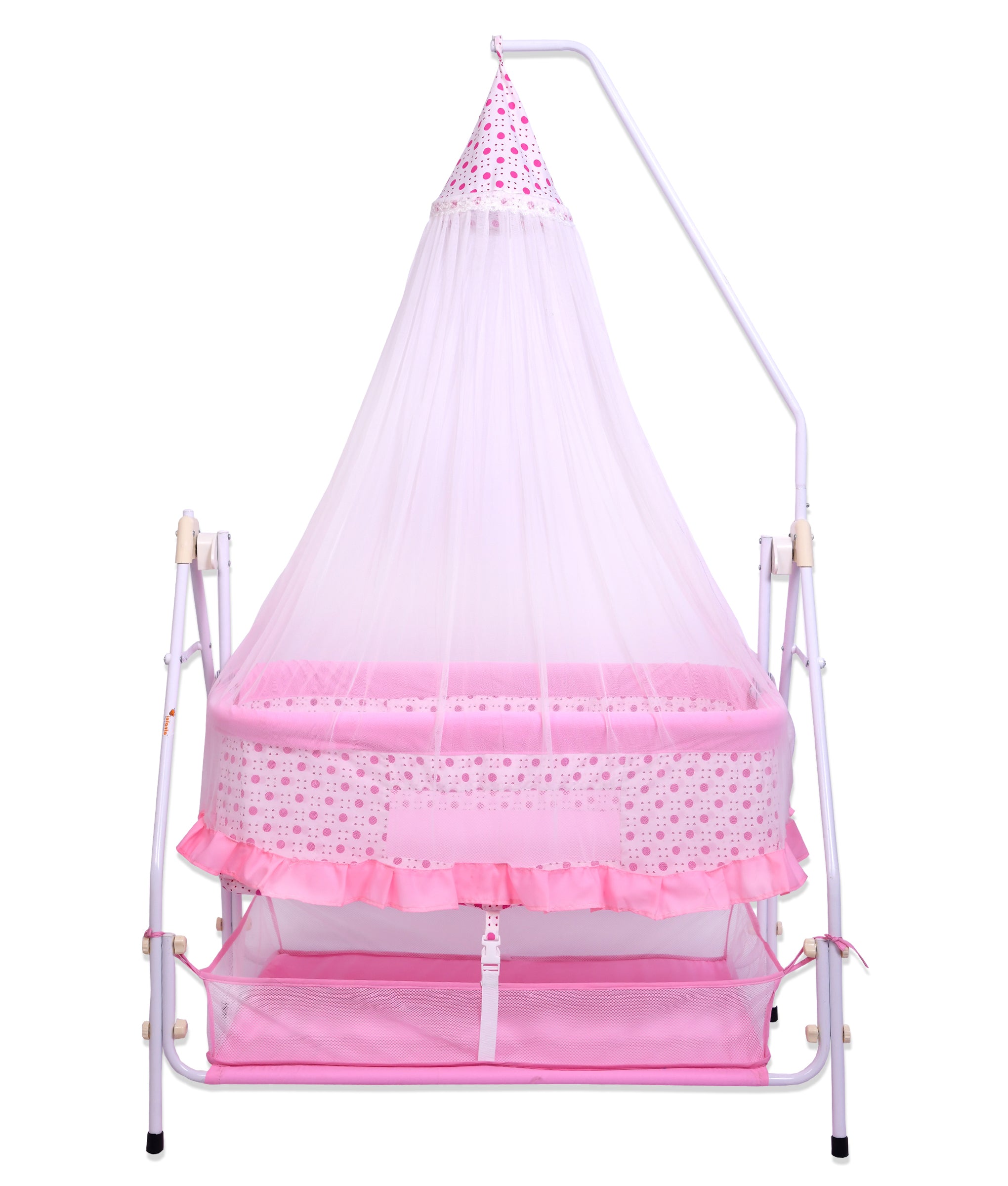 INFANTO Comfy Baby Cradle | Jhula | Palna | Uyyala | Swing-DELUXE