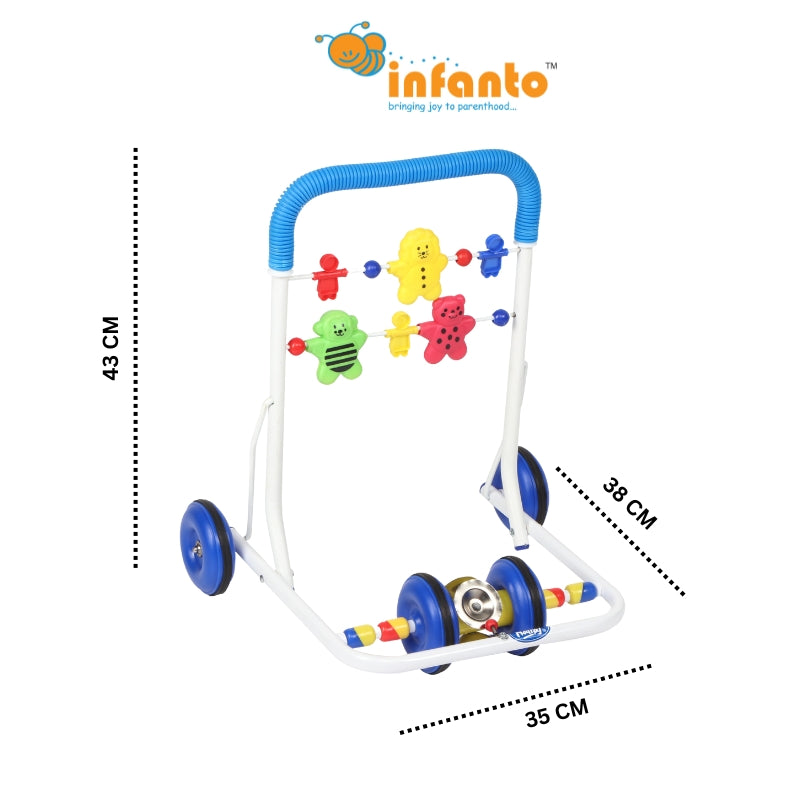INFANTO Chickoo Rider - Funky Kids Activity Walker-BW17
