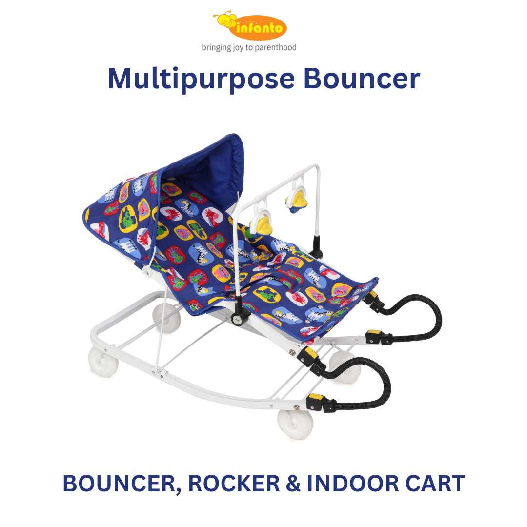 INFANTO Multipurpose 3-in-1 Baby Bouncer & Rocker - RB32