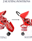 INFANTO Premier Pram/Stroller - Luxurious Baby Pram for kids 0-3 Years - Perfect Baby Girl Boy Gift