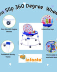 INFANTO Baby Walker Deluxe-BW35A-DLX
