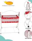 INFANTO Compact Baby Cradle / Palna / Swing / Jhula - DELUXE