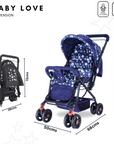 INFANTO Babylove Stroller/Pram for 0-3 Years - The Ultimate in Comfort and Safety