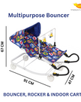 INFANTO Multipurpose 3-in-1 Baby Bouncer & Rocker - RB32
