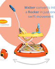 INFANTO Funsteps 2-in-1 Baby Walker & Rocker-Super Deluxe-BW39-SDX