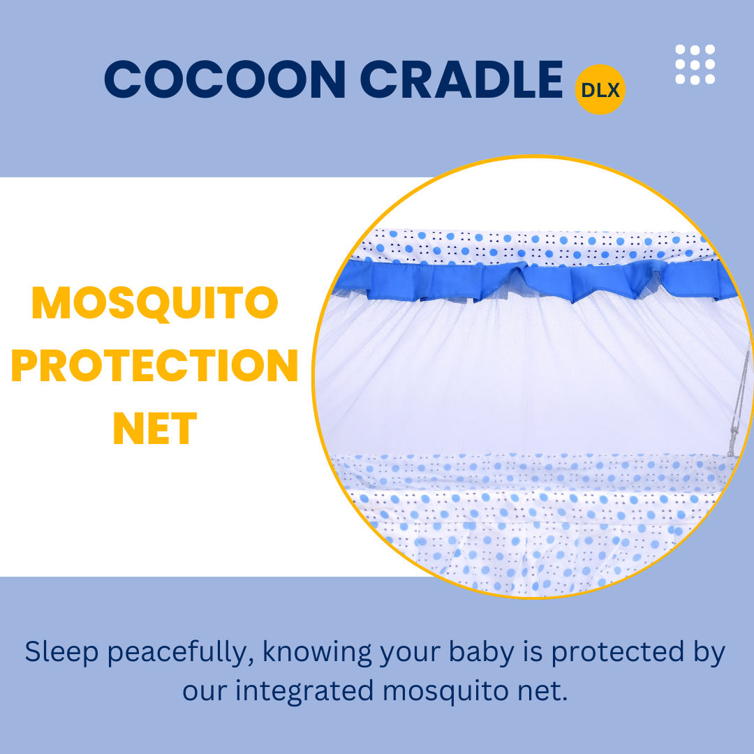 INFANTO Cocoon Baby Cradle | Palna | Jhula | Swing | Uyyala - DELUXE