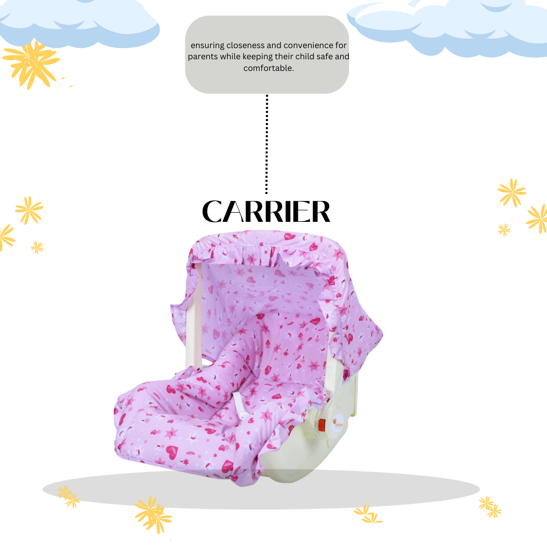 INFANTO Babylove Carry Cot / Carry Rocker - Deluxe-RB45A-DLX