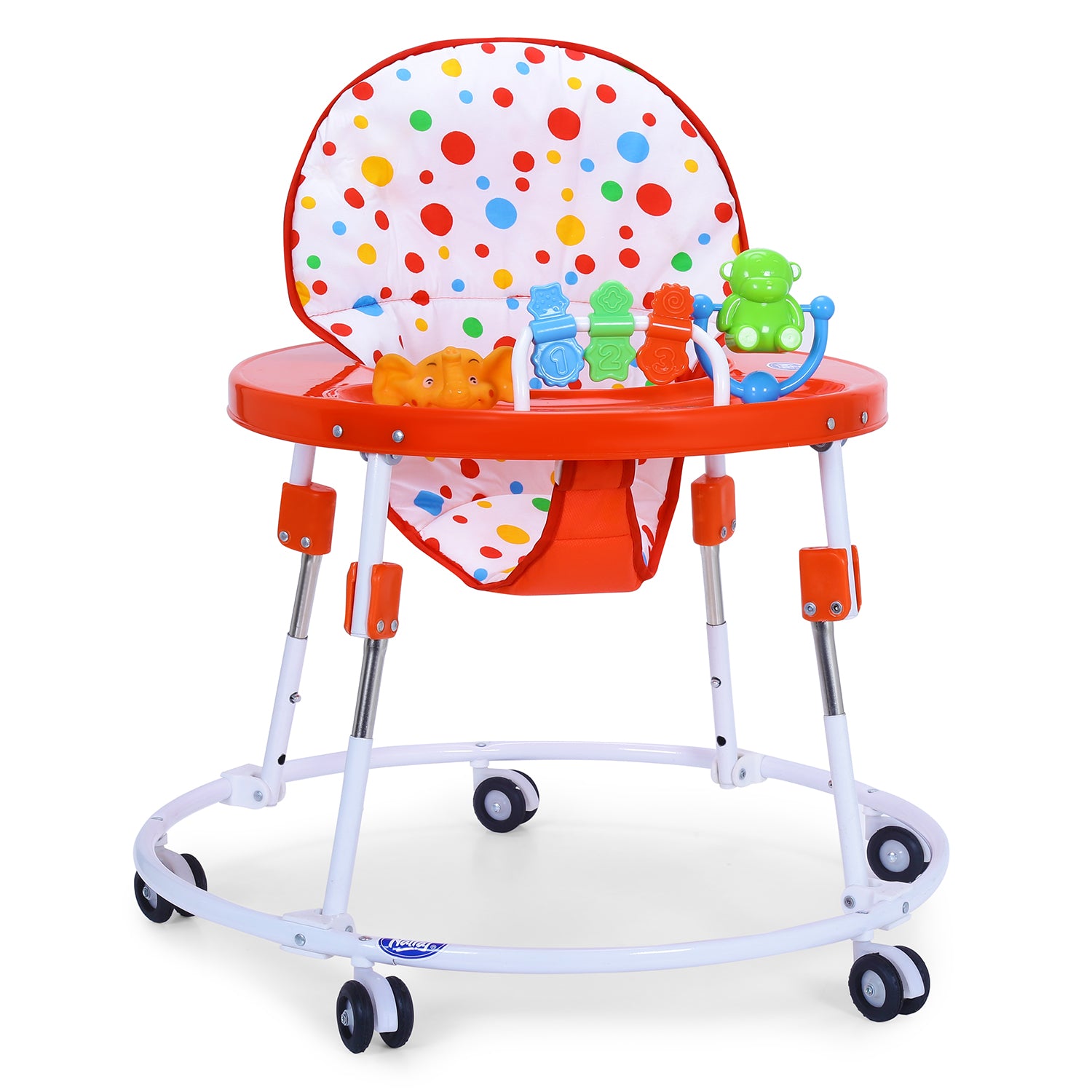 INFANTO Baby Walker | 2-Position Adjustable Height-Deluxe-BW205A-DLX