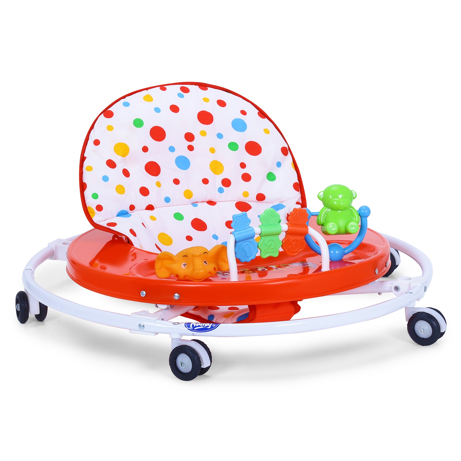 INFANTO Baby Walker | 2-Position Adjustable Height-Deluxe-BW205A-DLX