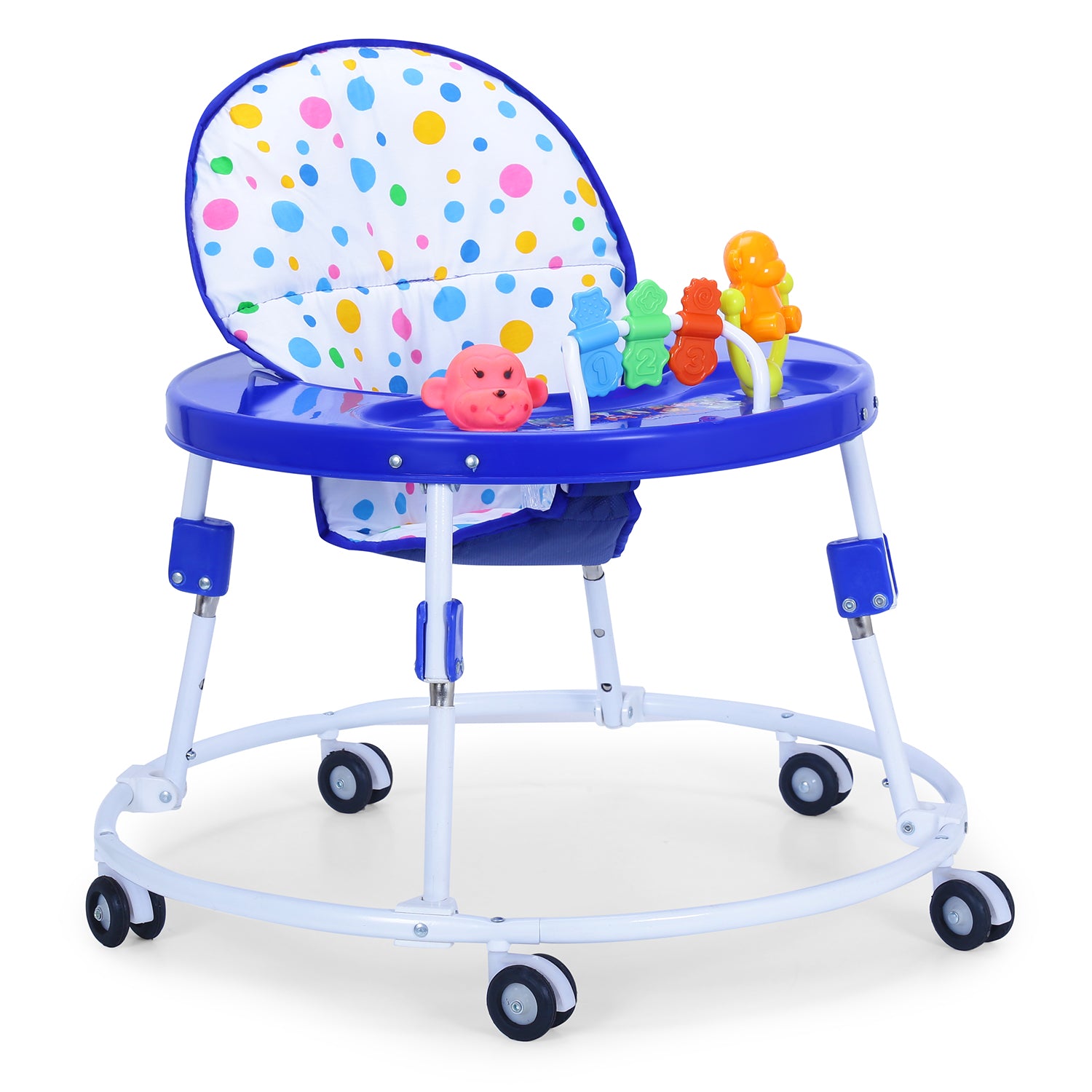 INFANTO Baby Walker | 2-Position Adjustable Height-Deluxe-BW205A-DLX