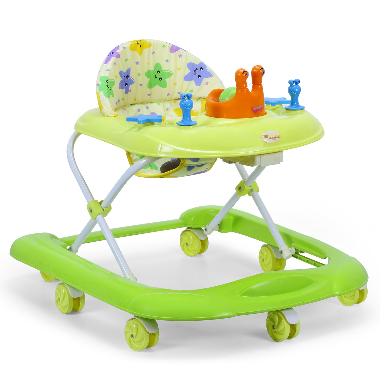 INFANTO Funsteps Baby Walker, 3 Level Height Adjustment-BW38-STD