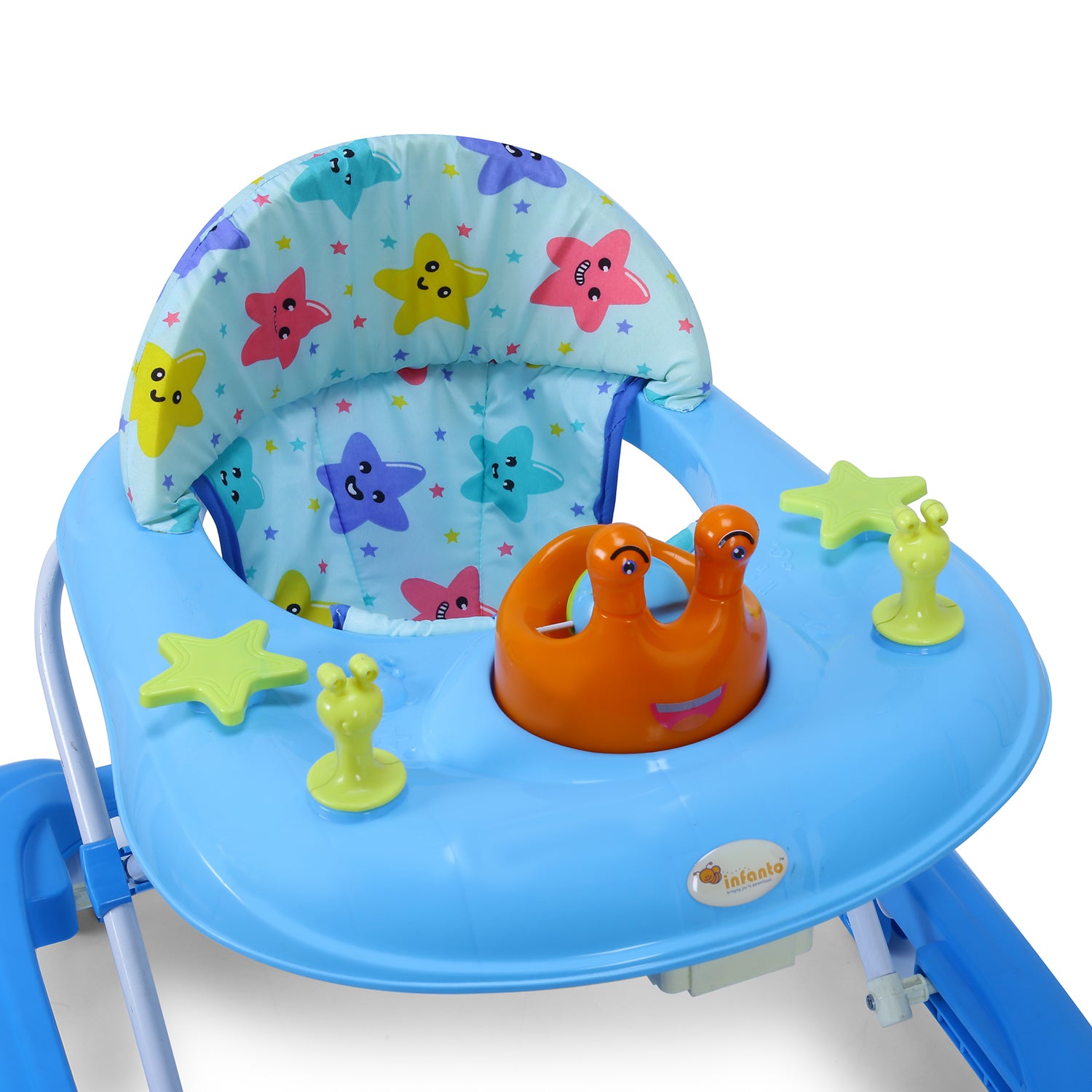 INFANTO Funsteps Baby Walker, 3 Level Height Adjustment-BW38-STD