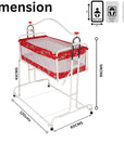 INFANTO Compact Baby Cradle / Palna / Swing / Jhula - DELUXE