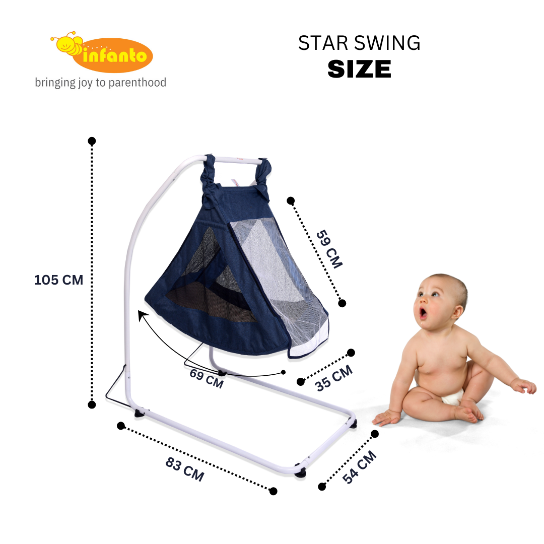 Star Baby Swing Deluxe Swing Cum Baby Cradle