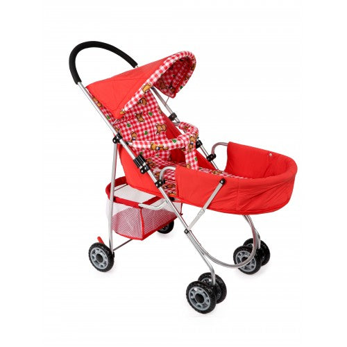 INFANTO Premier Pram/Stroller - Luxurious Baby Pram for kids 0-3 Years - Perfect Baby Girl Boy Gift